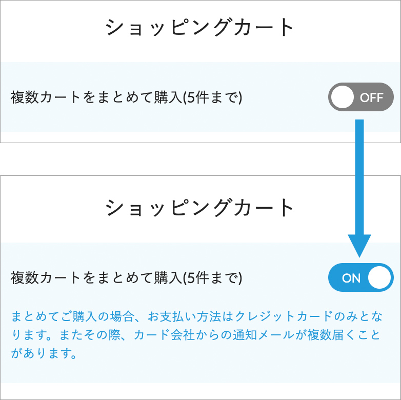 まとめて購入 手順1